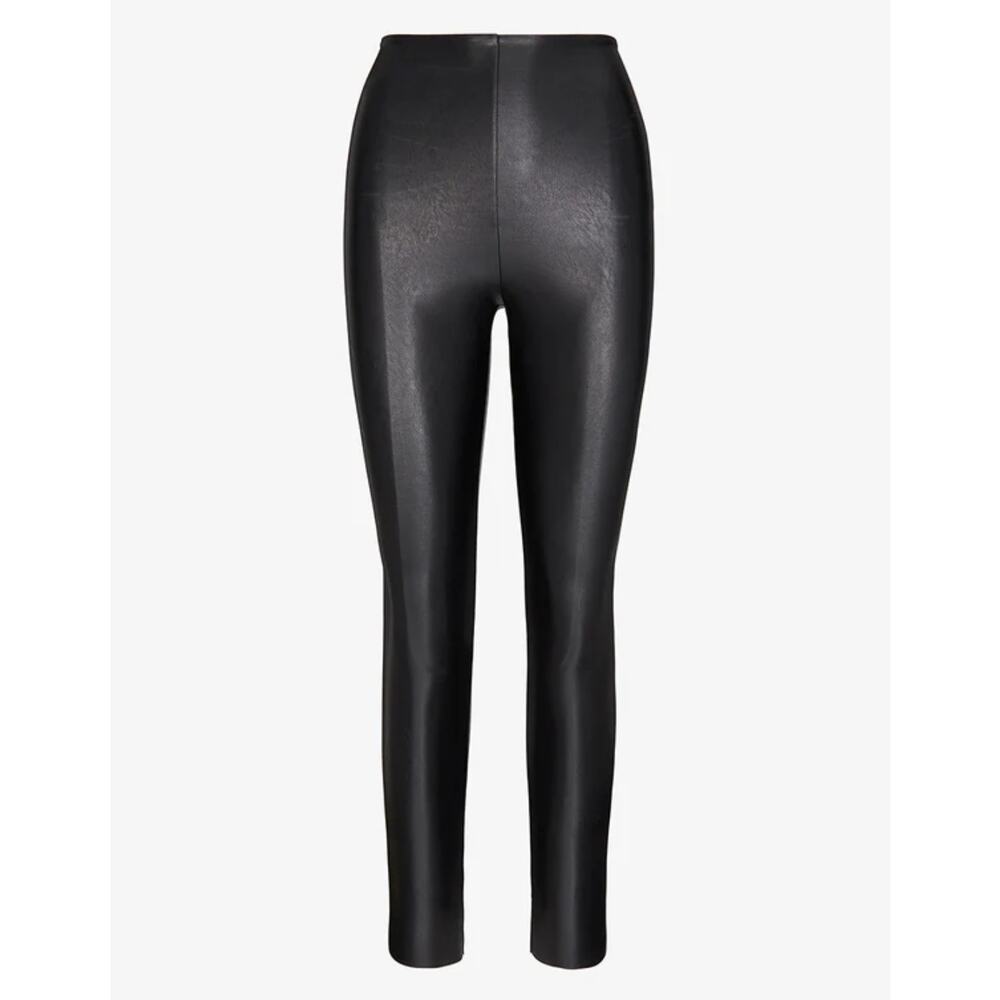 Commando Faux Leather High-Rise Full Length Black Leggings Women's Size Medium - Picture 10 of 10